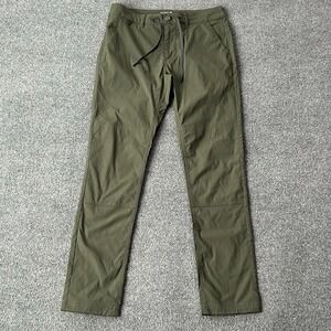 Roark Pant Men 30 X 31 Explorer Adventure Army Green Outdoor Coated Stretch P10